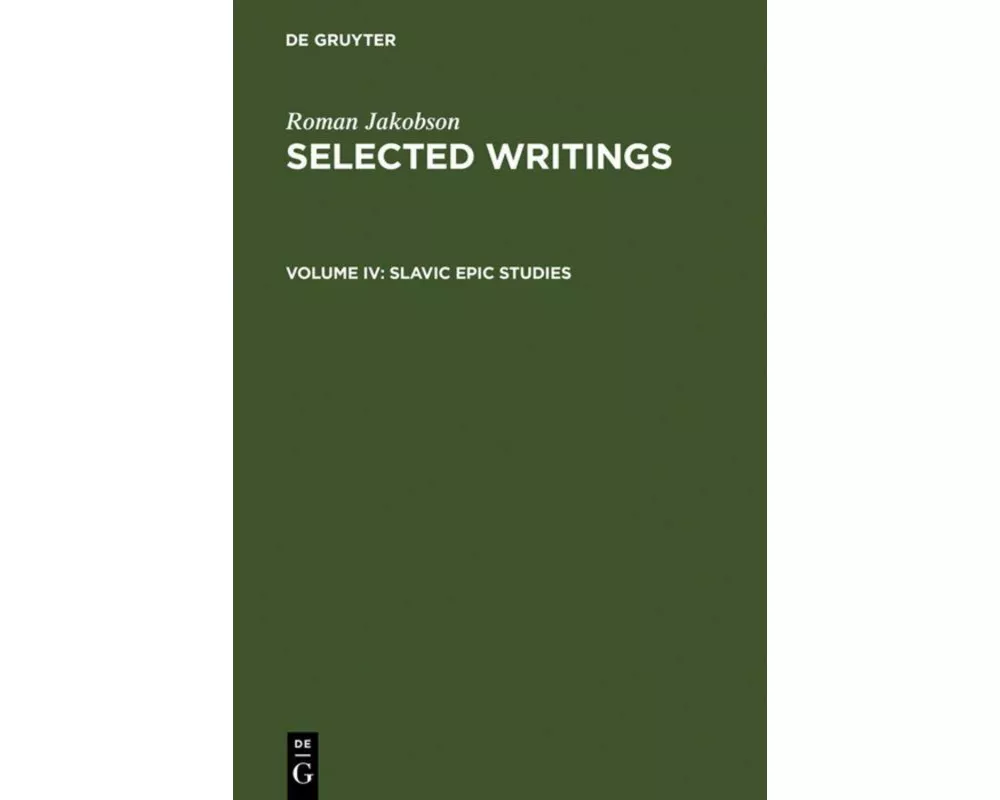 Slavic Epic Studies