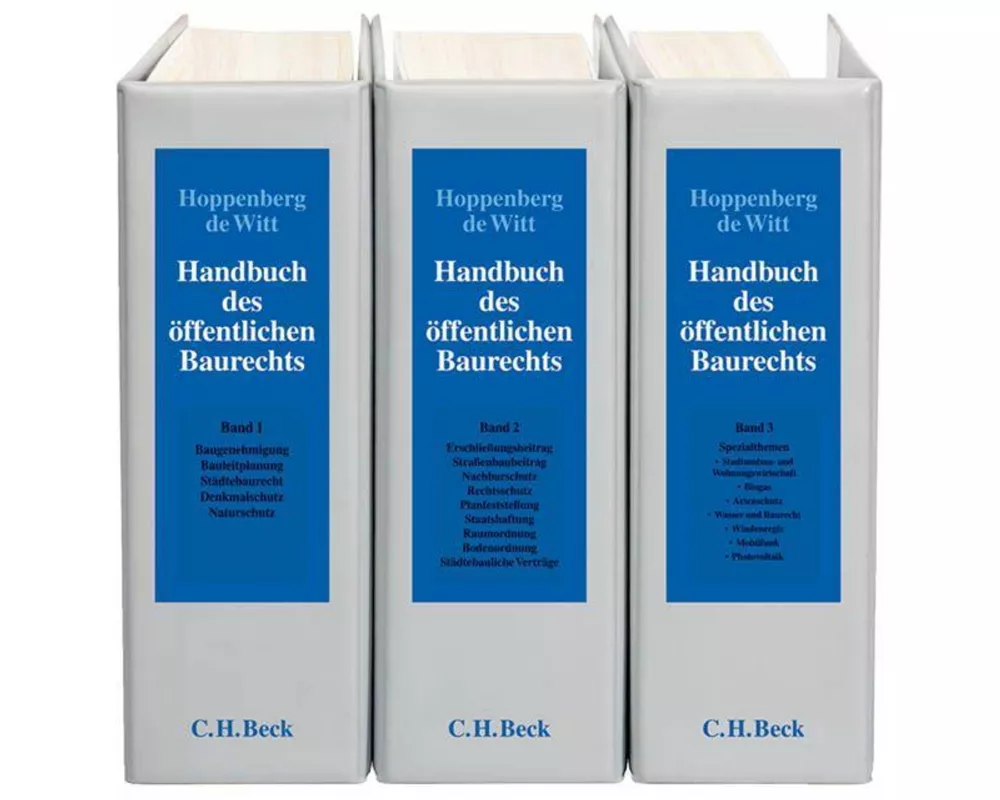 Handbuch des öffentlichen Baurechts