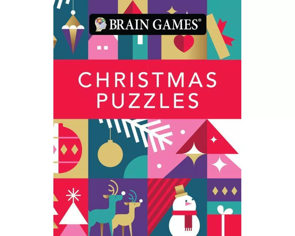 Brain Games - Take-Along - Christmas Puzzles (Stocking Stuffer - Design Cover)