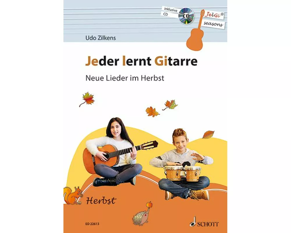 Jeder lernt Gitarre - Neue Lieder im Herbst