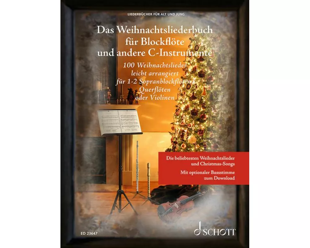 Das Weihnachtsliederbuch für Blockflöte und andere C-Instrumente