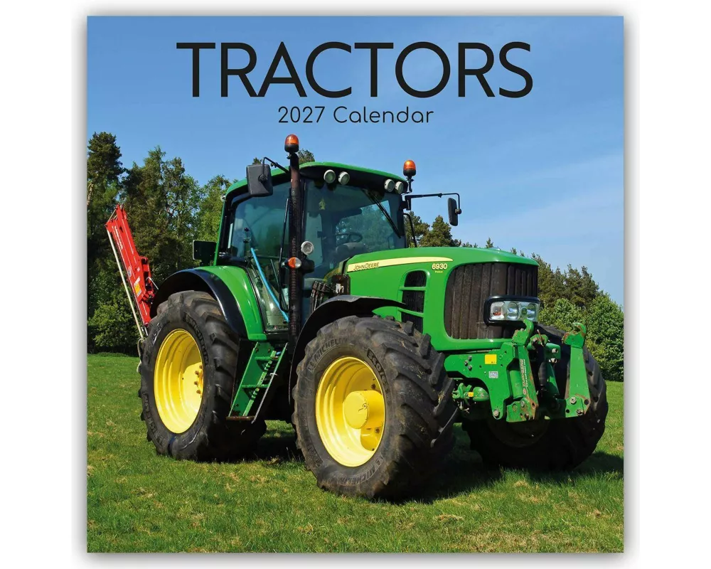 Tractors - Traktoren 2027 - 16-Monatskalender
