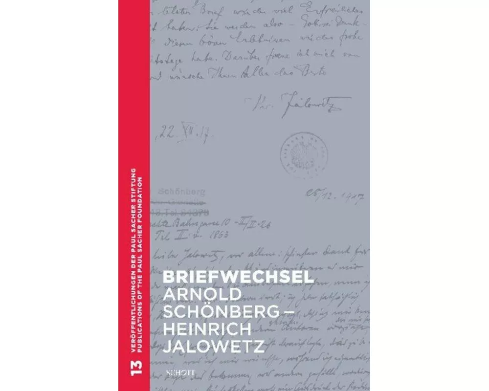 Briefwechsel Arnold Schönberg – Heinrich Jalowetz