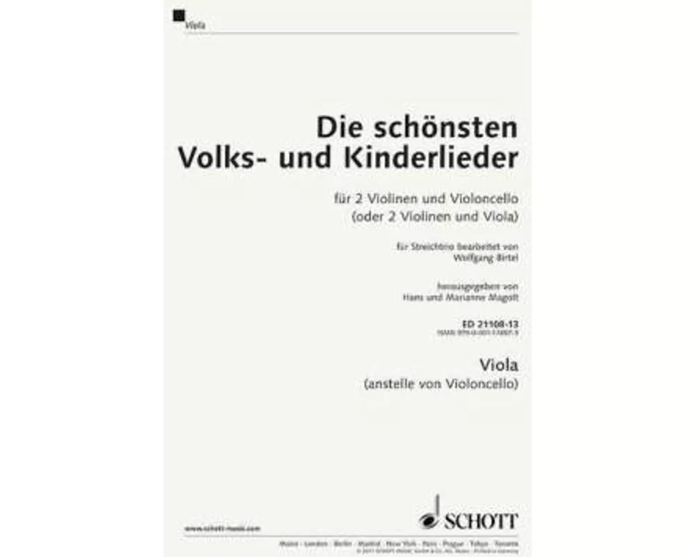 Die schönsten Volks- und Kinderlieder