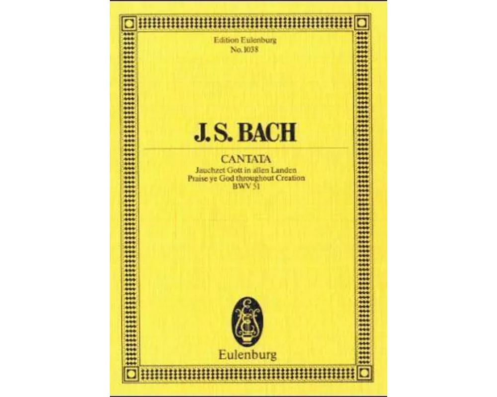 Kantate Nr. 51 (Dominica 15 post Trinitatis et in ogni Tempo)