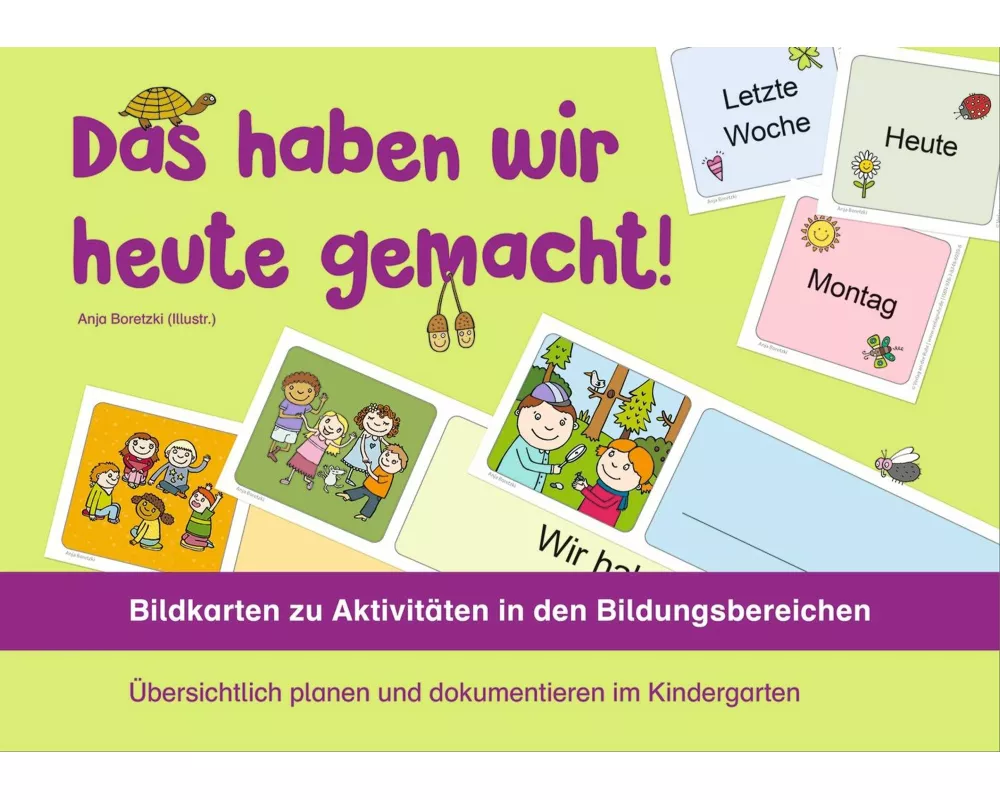 Das haben wir heute gemacht! – Bildkarten zu Aktivitäten in den Bildungsbereichen