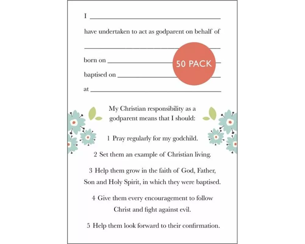 Godparent card 2024
