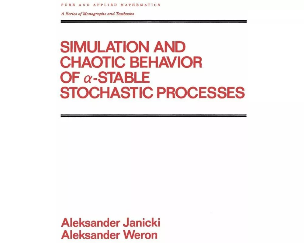 Simulation and Chaotic Behavior of Alpha-stable Stochastic Processes
