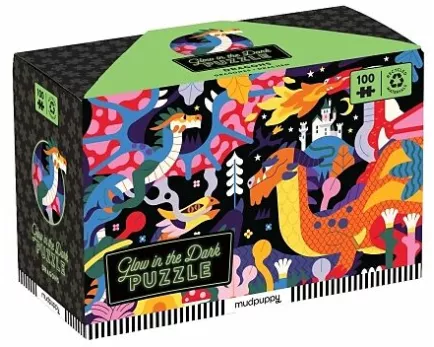 Dragons 100 Piece Glow in the Dark Puzzle
