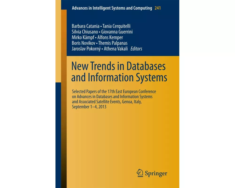 New Trends in Databases and Information Systems