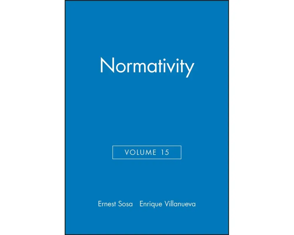 Normativity, Volume 15