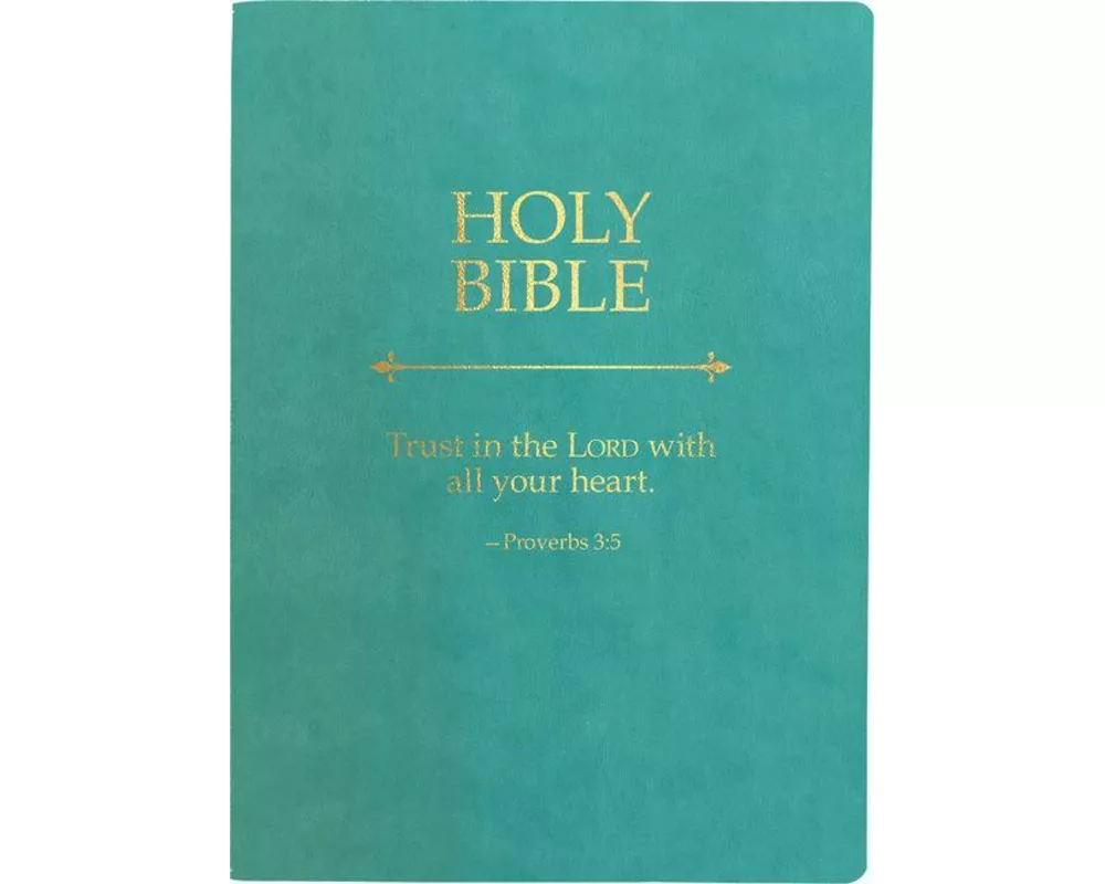 Kjver Holy Bible, Trust in the Lord Life Verse Edition, Large Print, Coastal Blue Ultrasoft