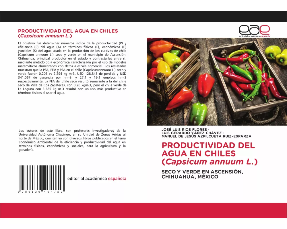 PRODUCTIVIDAD DEL AGUA EN CHILES (Capsicum annuum L.)