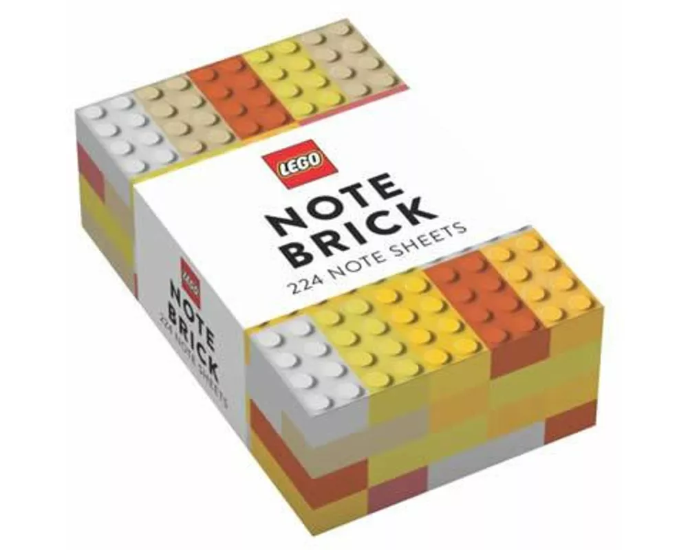LEGO Note Brick (Yellow-Orange)