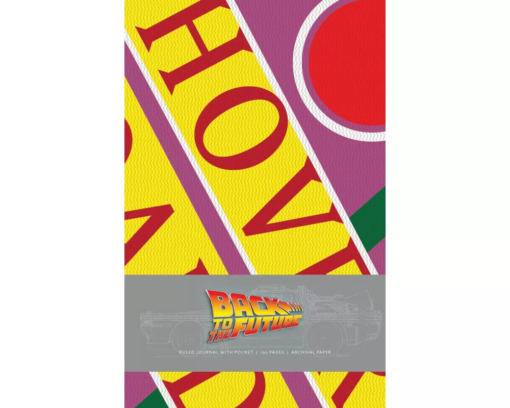 Back to the Future Hardcover Ruled Journal