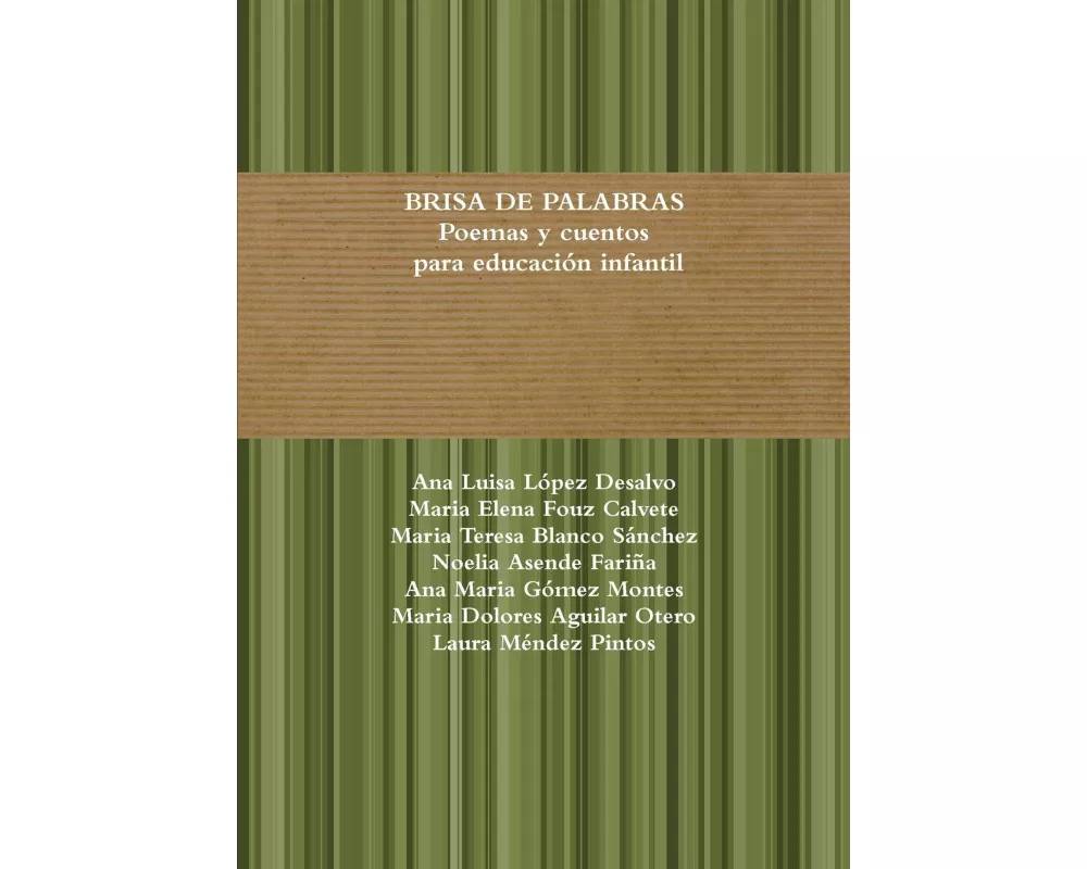BRISA DE PALABRAS Poemas y cuentos para educación infantil