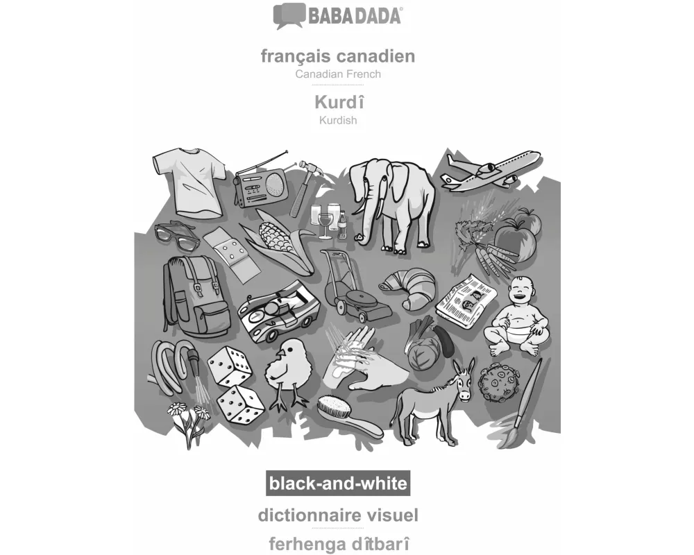 français canadien - Kurdî, dictionnaire visuel, BW