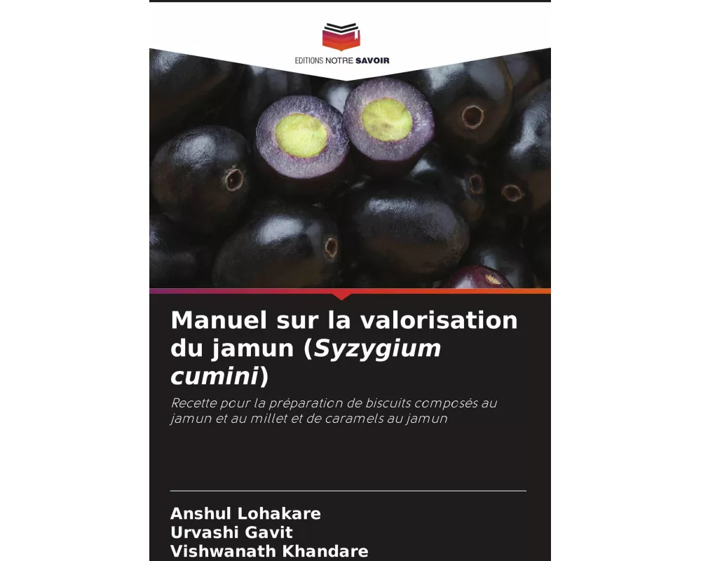 Manuel sur la valorisation du jamun (Syzygium cumini)