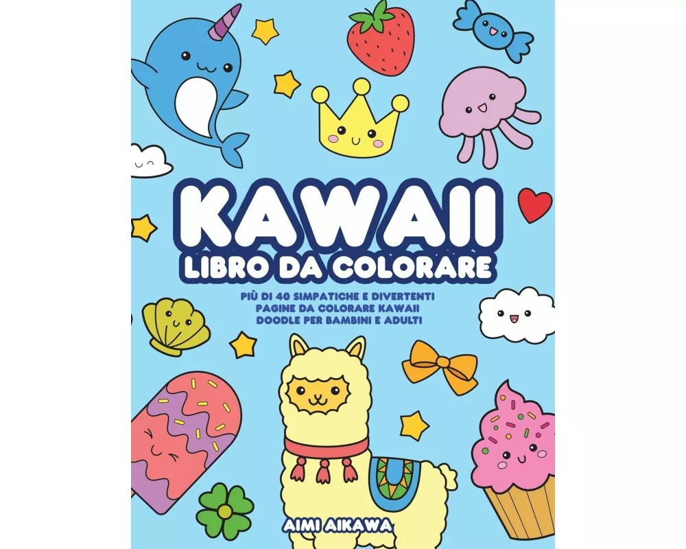 Kawaii libro da colorare