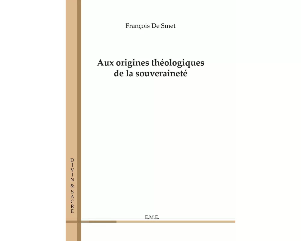 Aux origines théologiques de la souveraineté