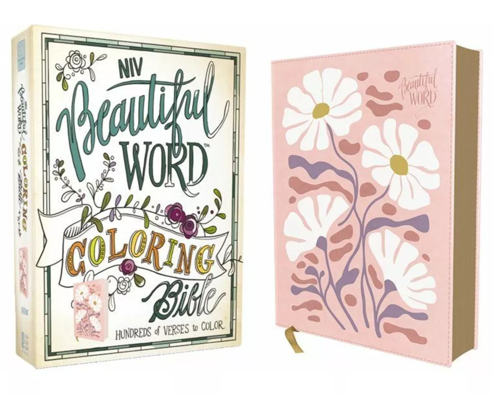 NIV, Beautiful Word Coloring Bible, Leathersoft, Pink