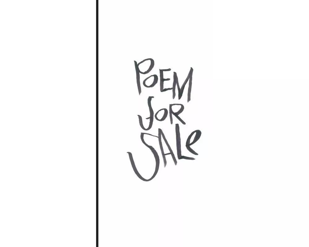 Madding Mission "Poem For Sale" Jotter Book
