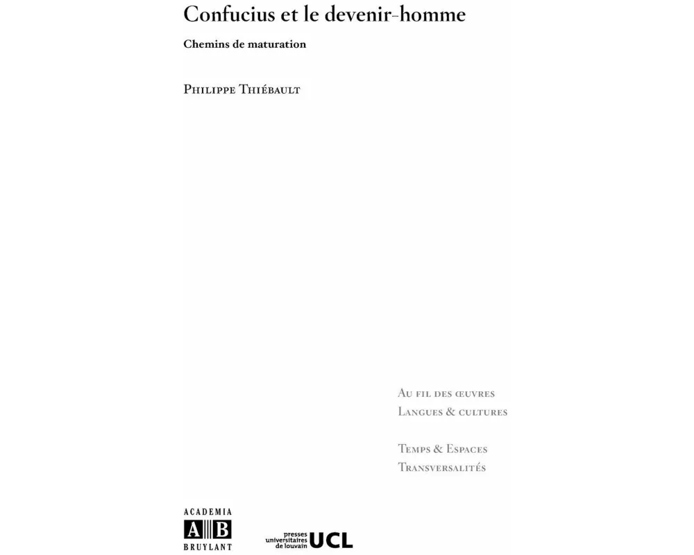 Confucius et le devenir-homme