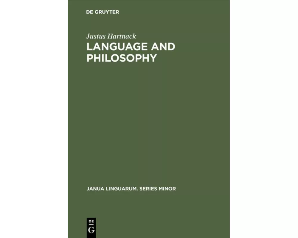 Language and Philosophy