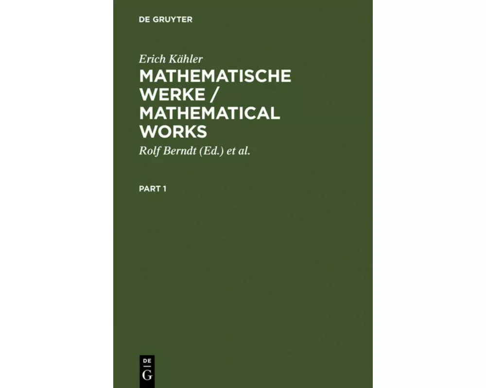 Mathematische Werke / Mathematical Works