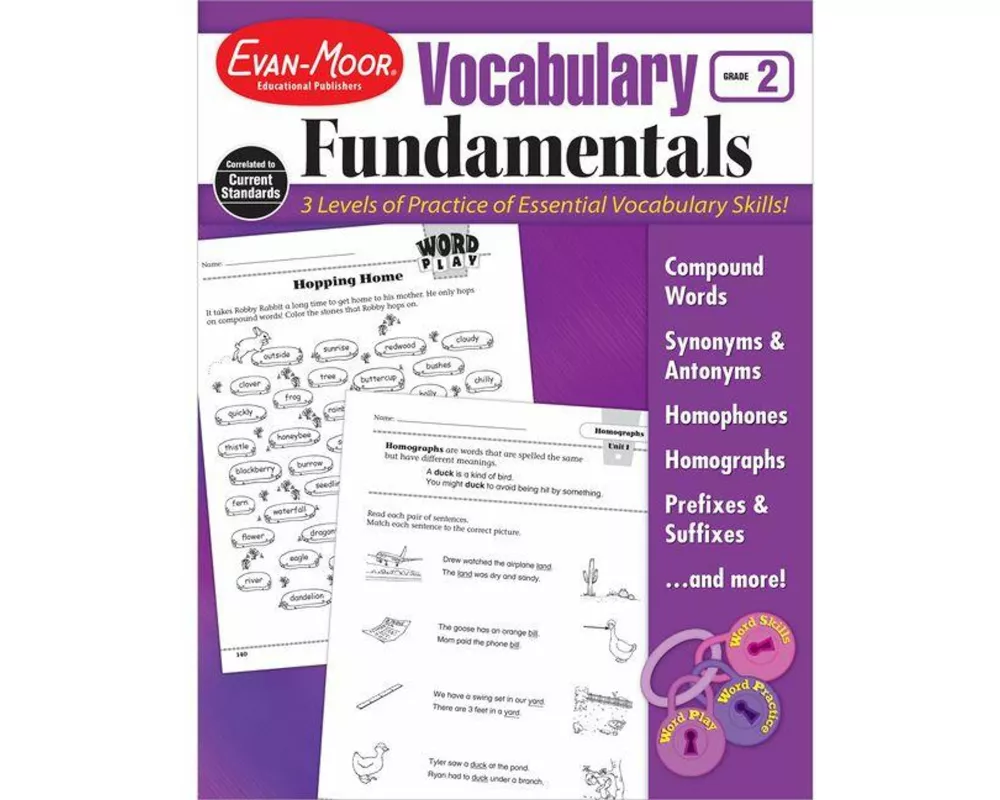 Vocabulary Fundamentals, Grade 2 Te-Ls Cpq