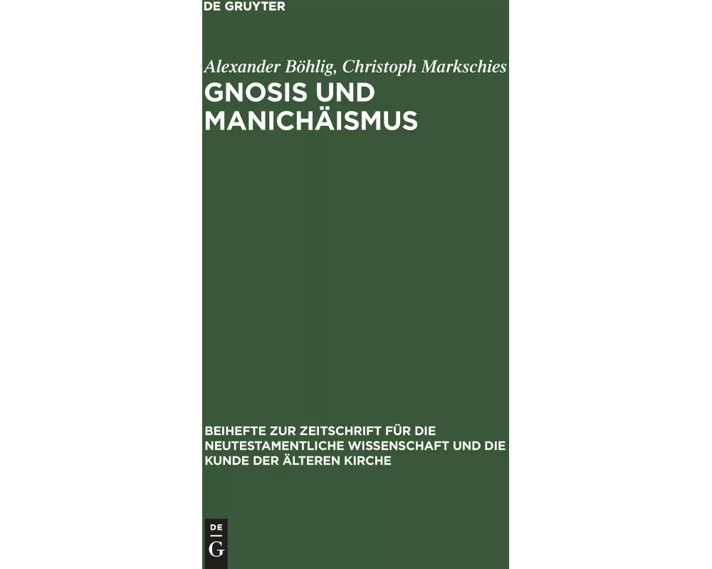 Gnosis und Manichäismus