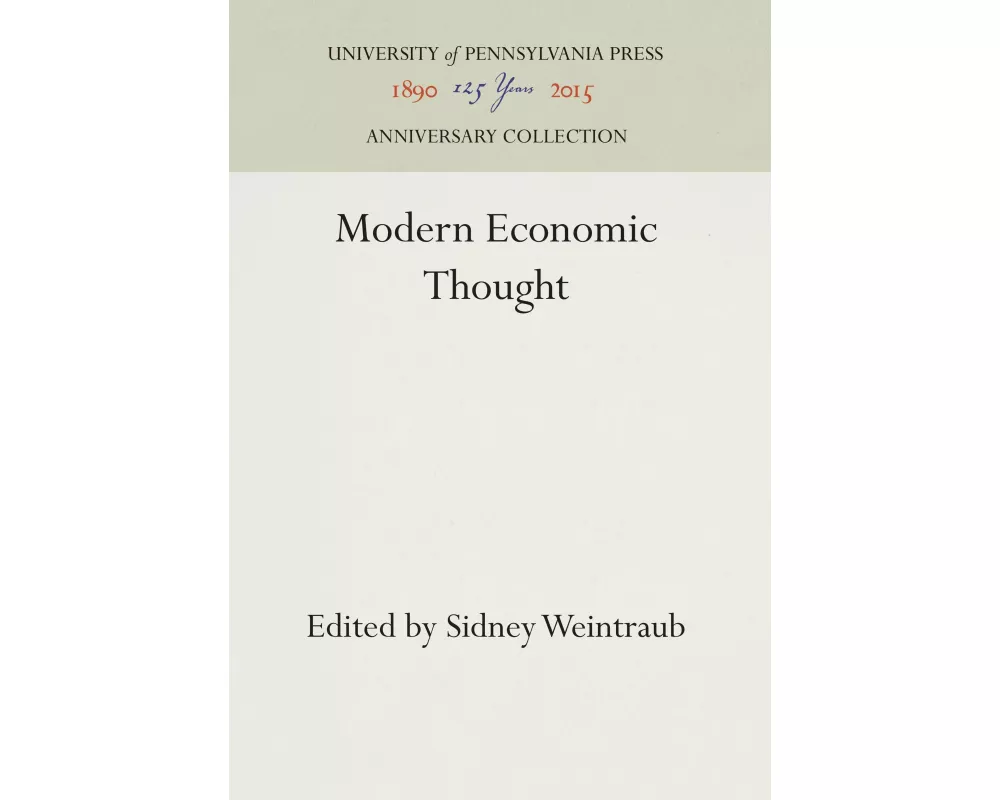 Modern Economic Thought