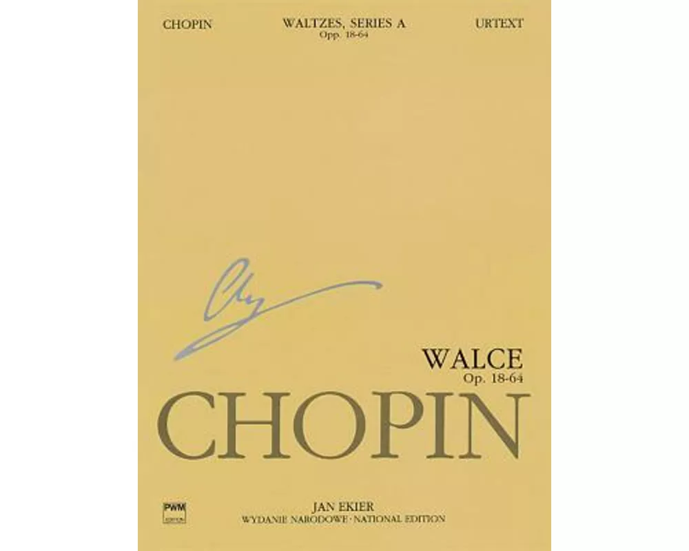 Chopin - Waltzes Op. 18, 34, 42, 64 National Edition 11a, Volume XI Posthumous Collection Piano Sheet Music Book for Advanced Pianists Authentic Schol