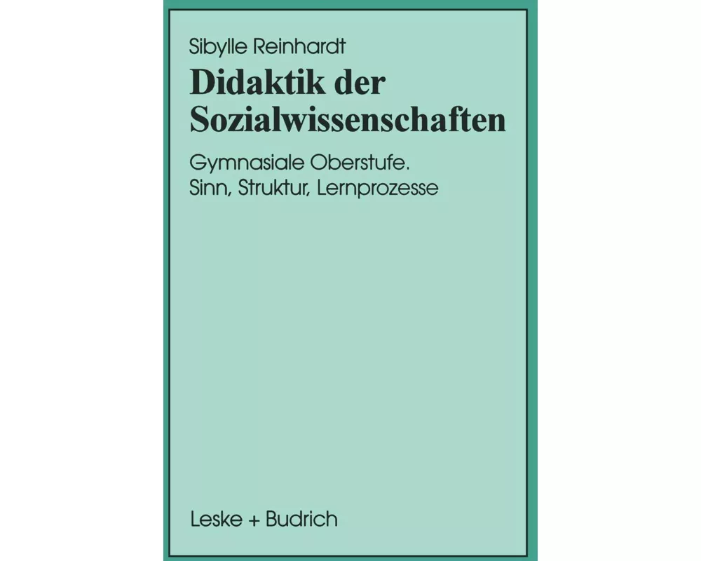Didaktik der Sozialwissenschaften