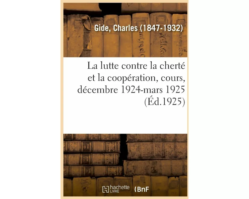 La Lutte Contre La Cherté Et La Coopération, Cours Sur La Coopération Au Collège de France