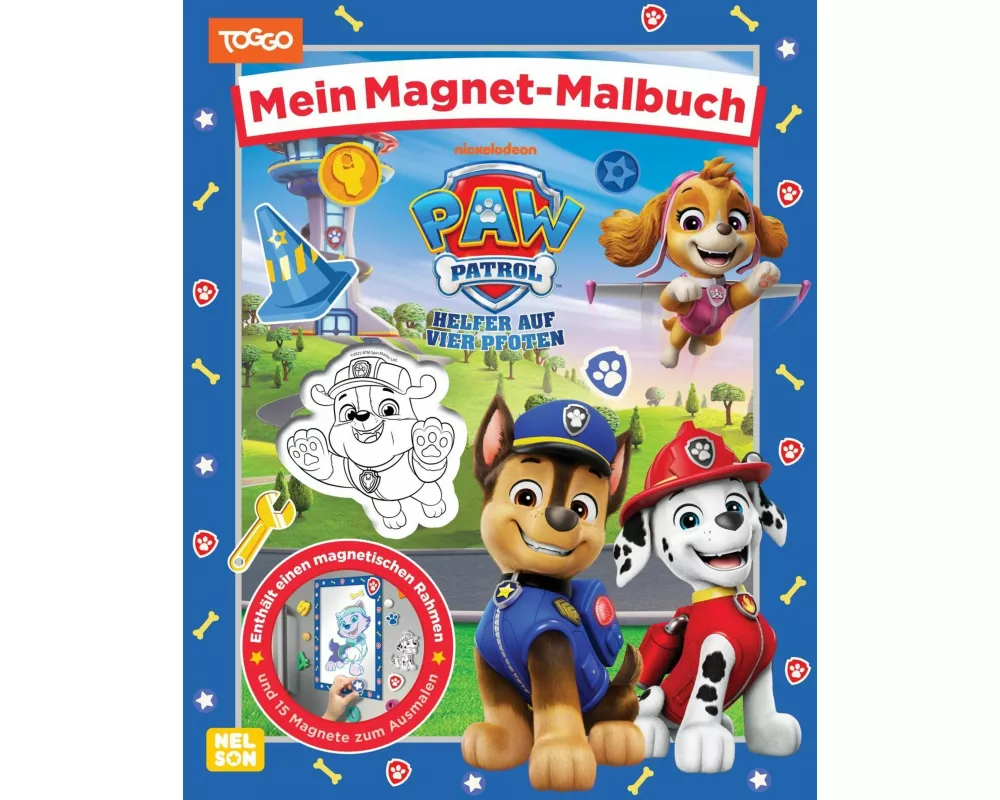 PAW Patrol Kindergartenheft: Mein Magnet-Malbuch