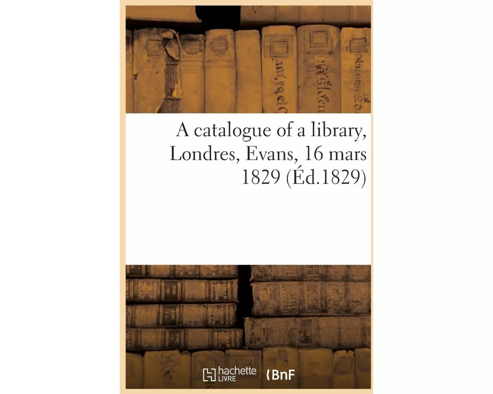 A catalogue of a library