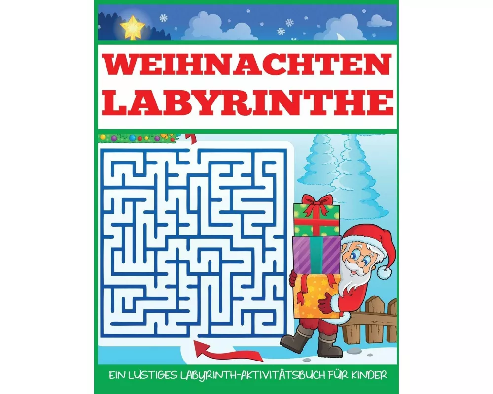 Weihnachten Labyrinthe