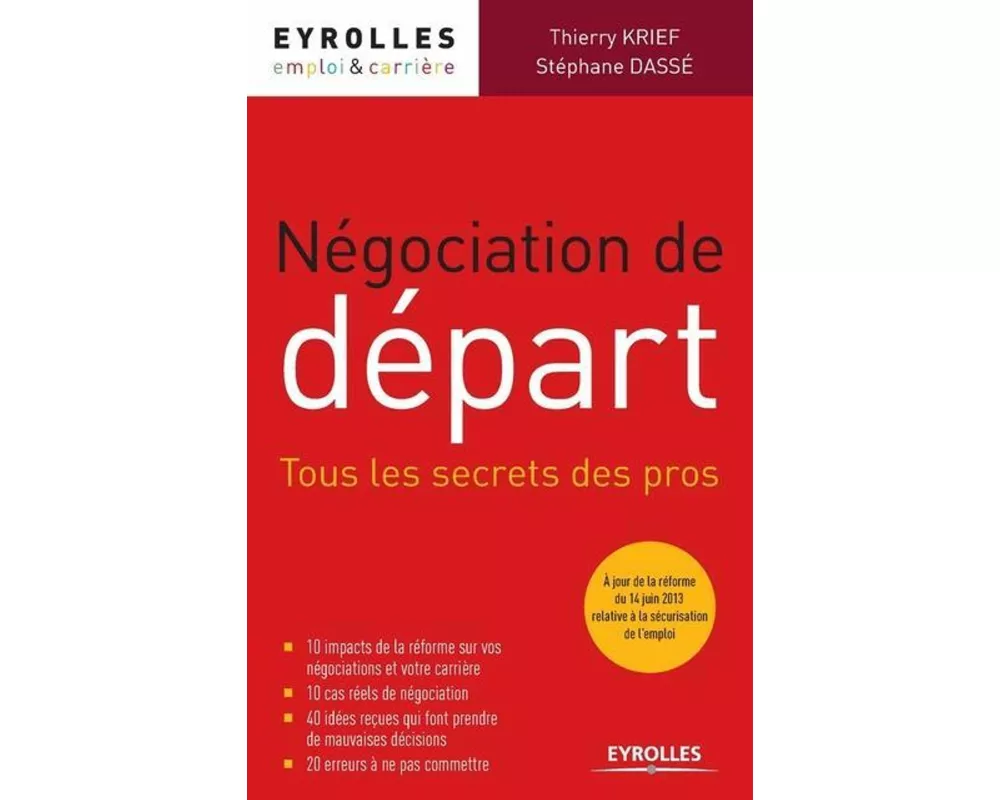 Négociation de départ: Tous les secrets des pros