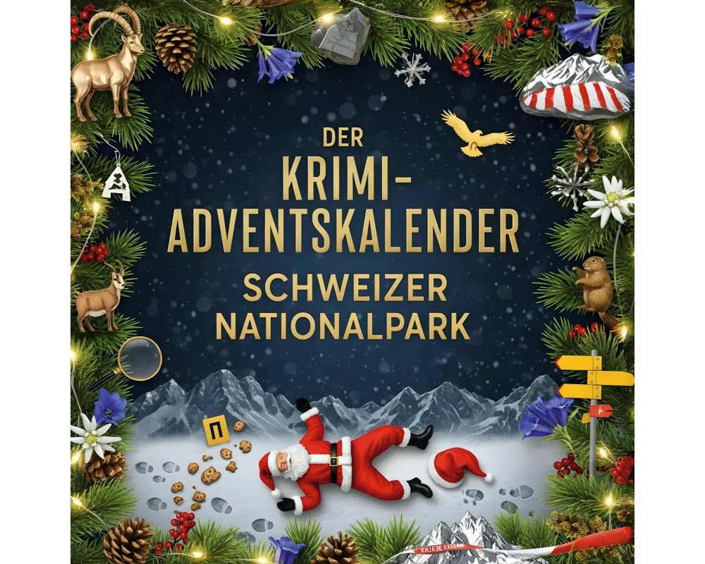 Der Krimi-Adventskalender Schweizer Nationalpark