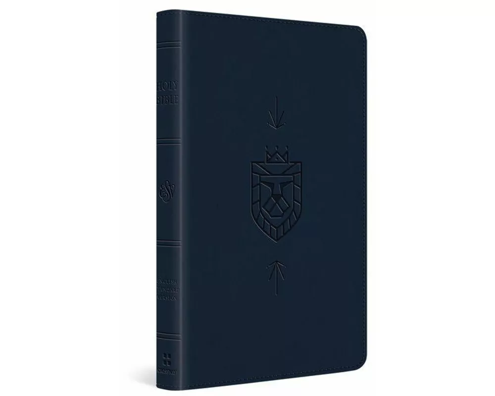 ESV Holy Bible for Kids (Trutone, Dark Blue, Lion of Judah Design)