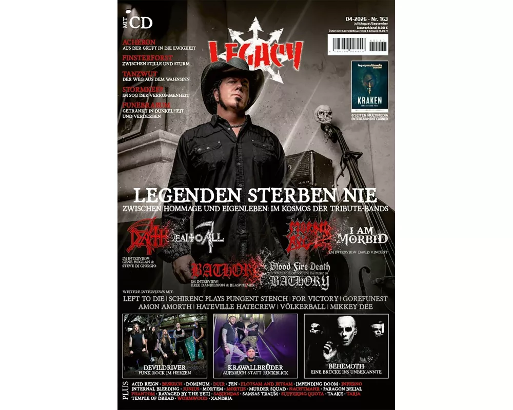 LEGACY MAGAZIN: THE VOICE FROM THE DARKSIDE. Ausgabe #163 (4/2026)