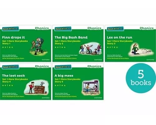 Read Write Inc. Phonics: Green Set 1 More Storybooks (Mixed Pack of 5)