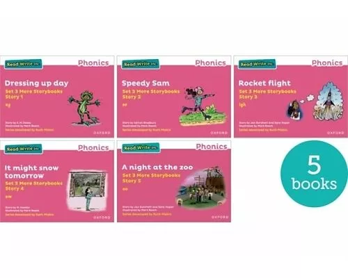 Read Write Inc. Phonics: Pink Set 3 More Storybooks (Mixed Pack of 5)