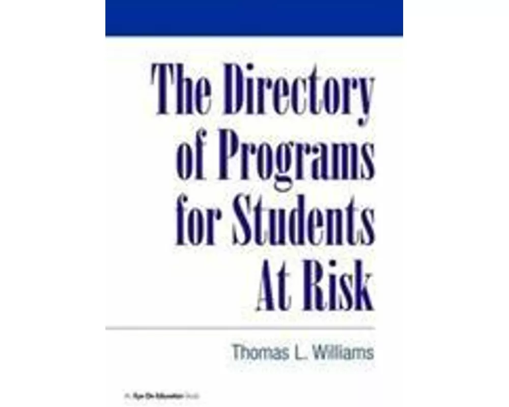 Directory of Programs for Students at Risk
