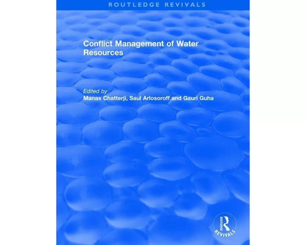 Conflict Management of Water Resources