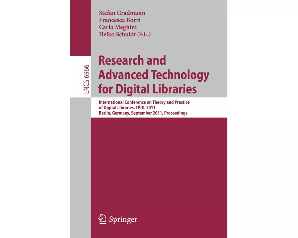 Research and Advanced Technology for Digital Libraries