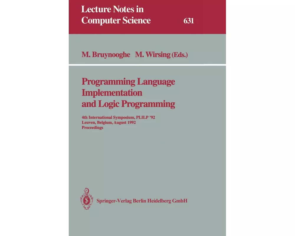 Programming Language Implementation and Logic Programming