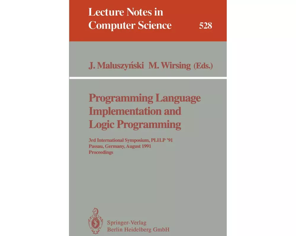 Programming Language Implementation and Logic Programming