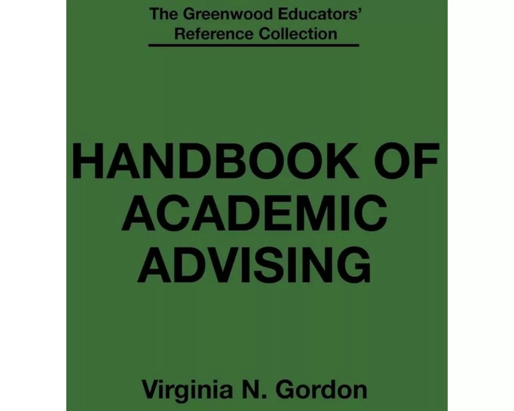 Handbook of Academic Advising